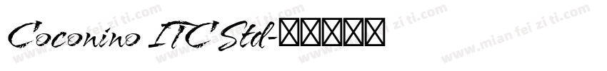 Coconino ITC Std字体转换